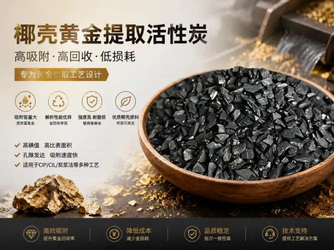 Huajing Coconut Shell Gold-Recovery Carbon: Pagpapalakas ng Gold Recovery, Pagbabawas ng Gastos, at Pagtaas ng Efficiency